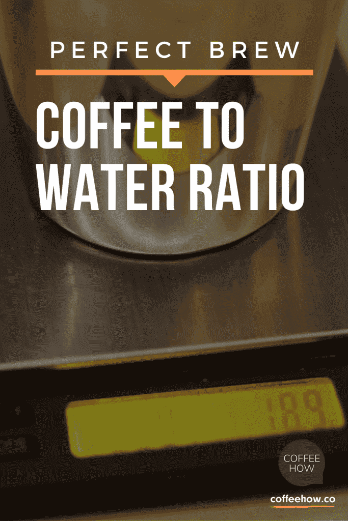 Coffee to Water Ratio - CoffeeGow.co