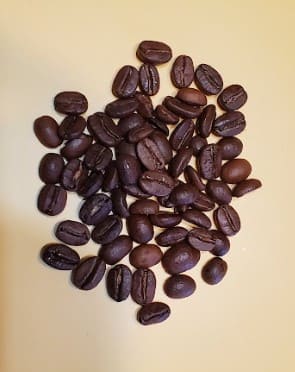 Oily Coffee Beans Image