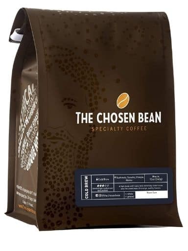 The Chosen Bean Chosen Cold Brew Coffee, Organic Freshly Roasted