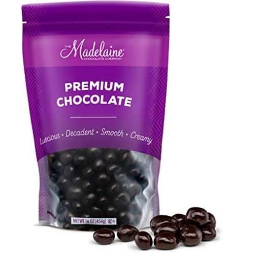 Madelaine Chocolate Company Premium Dark Chocolate Covered Espresso Coffee Beans