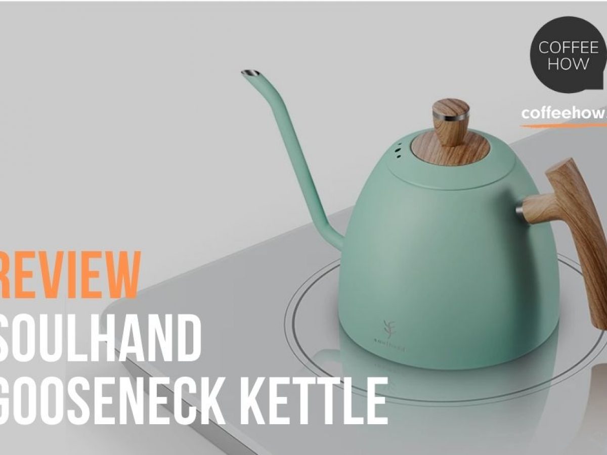 Soulhand Pour over Kettle with Thermometer, Stovetop Gooseneck Kettle  Coffee Po