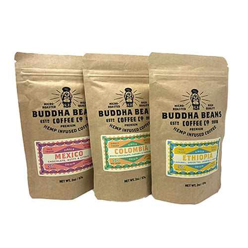 Buddha Beans Coffee Co Three Coffee Flight