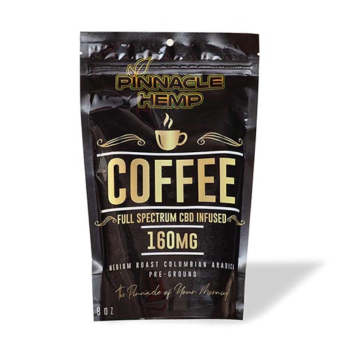 Pinnacle Hemp’s Full Spectrum CBD Ground Coffee