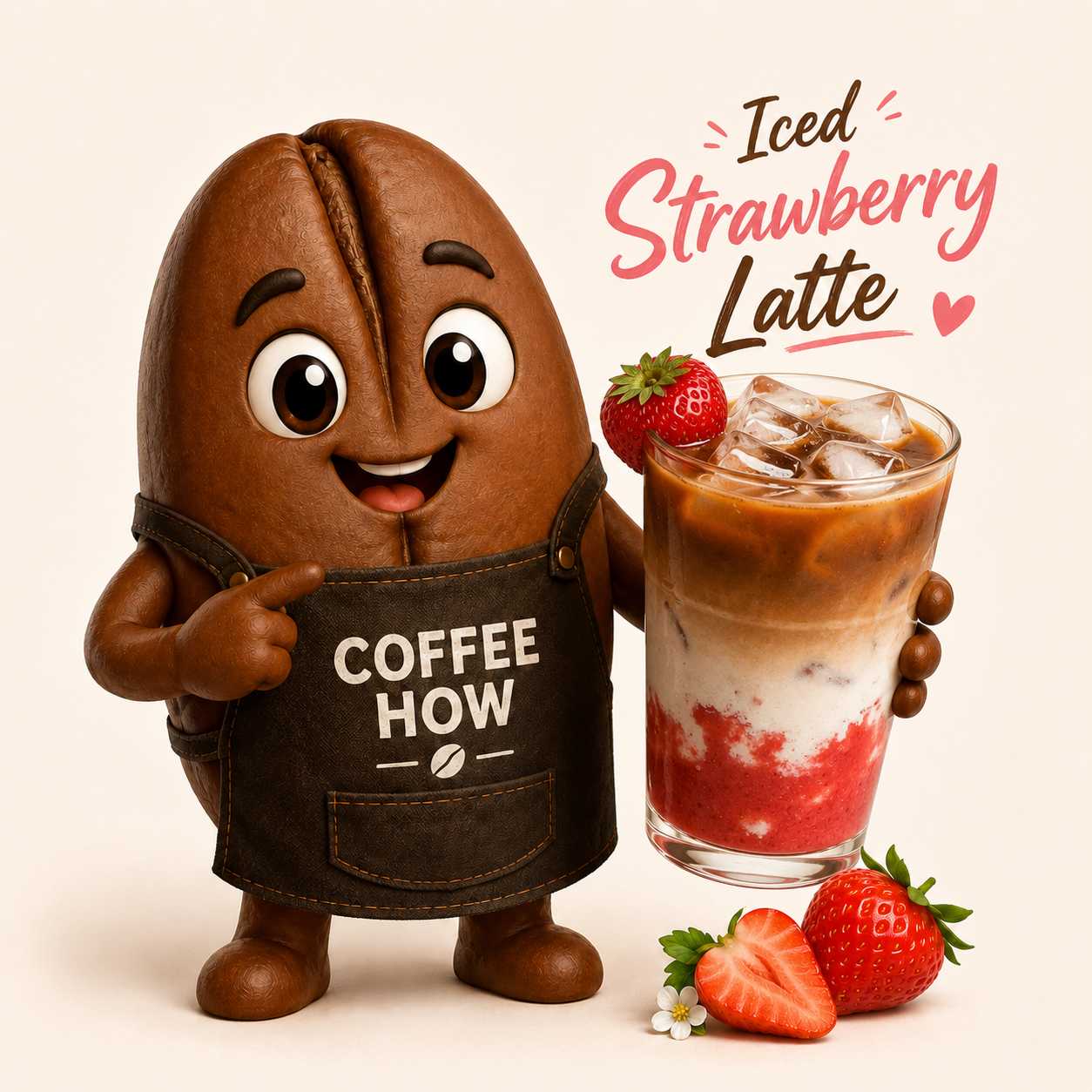 Iced Strawberry Latte Recipe (Simple & Tasty!)